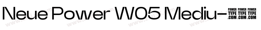 Neue Power W05 Mediu字体转换